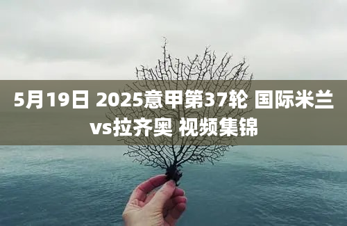 5月19日 2025意甲第37轮 国际米兰vs拉齐奥 视频集锦