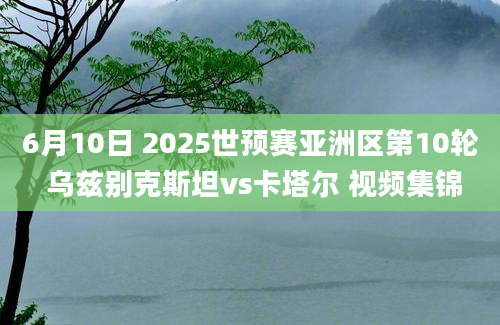 6月10日 2025世预赛亚洲区第10轮 乌兹别克斯坦vs卡塔尔 视频集锦