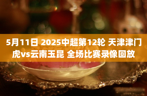 5月11日 2025中超第12轮 天津津门虎vs云南玉昆 全场比赛录像回放