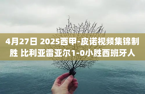 4月27日 2025西甲-皮诺视频集锦制胜 比利亚雷亚尔1-0小胜西班牙人
