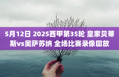 5月12日 2025西甲第35轮 皇家贝蒂斯vs奥萨苏纳 全场比赛录像回放