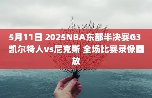 5月11日 2025NBA东部半决赛G3 凯尔特人vs尼克斯 全场比赛录像回放