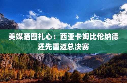 美媒晒图扎心：西亚卡姆比伦纳德还先重返总决赛