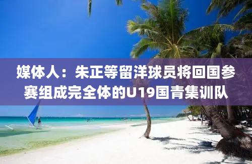 媒体人：朱正等留洋球员将回国参赛组成完全体的U19国青集训队