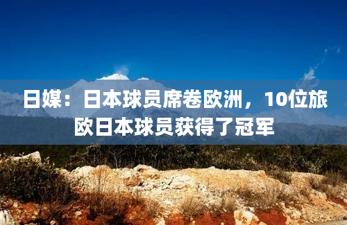 日媒:日本球员席卷欧洲,10位旅欧日本球员获得了冠军
