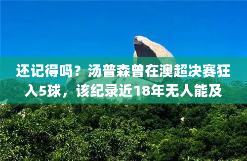 还记得吗？汤普森曾在澳超决赛狂入5球，该纪录近18年无人能及