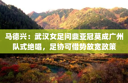 马德兴：武汉女足问鼎亚冠莫成广州队式绝唱，足协可借势放宽政策