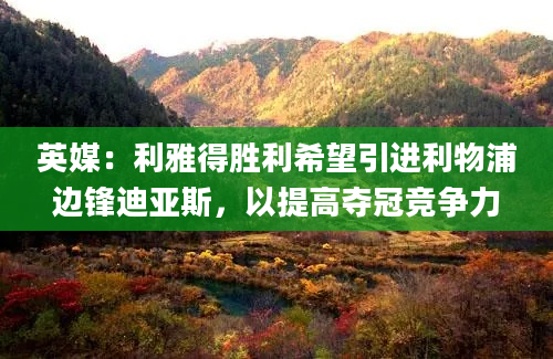 英媒：利雅得胜利希望引进利物浦边锋迪亚斯，以提高夺冠竞争力