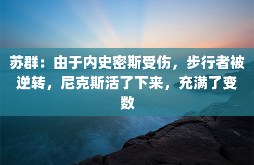 苏群：由于内史密斯受伤，步行者被逆转，尼克斯活了下来，充满了变数