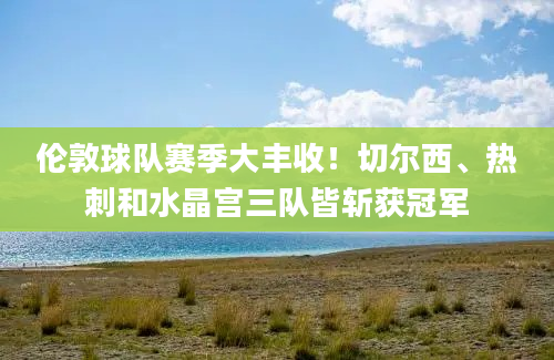 伦敦球队赛季大丰收！切尔西、热刺和水晶宫三队皆斩获冠军